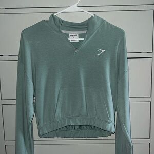 Gymshark cropped quarter zip